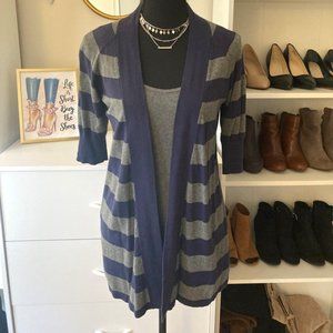 Express Stripe Cardigan